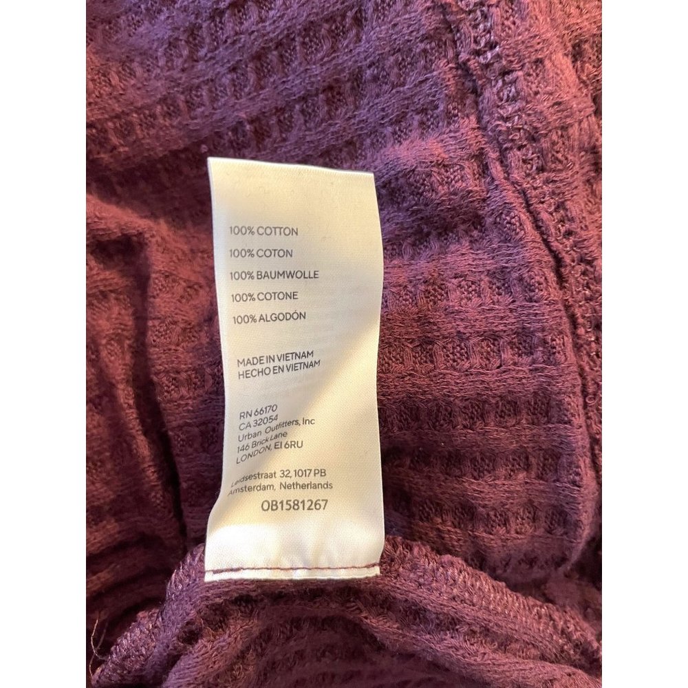 Free People Juicy Long Sleeve Thermal Sweater Size M Date Night - Picture 6 of 7